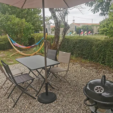 L'enclos Bleu, - Marais Poitevin Avec Piscine Chauffee Apartmán Chaille-Les-Marais